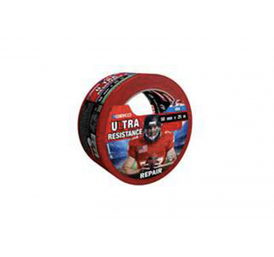 NASTRO ADESIVO TELATO DA ESTERNO-  Rosso-  Formato-  mm 50x25 m