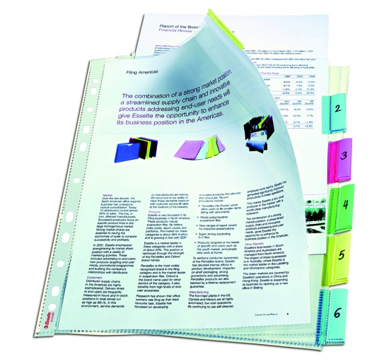 BUSTA INDEX A PERFORAZIONE UNIVERSALE